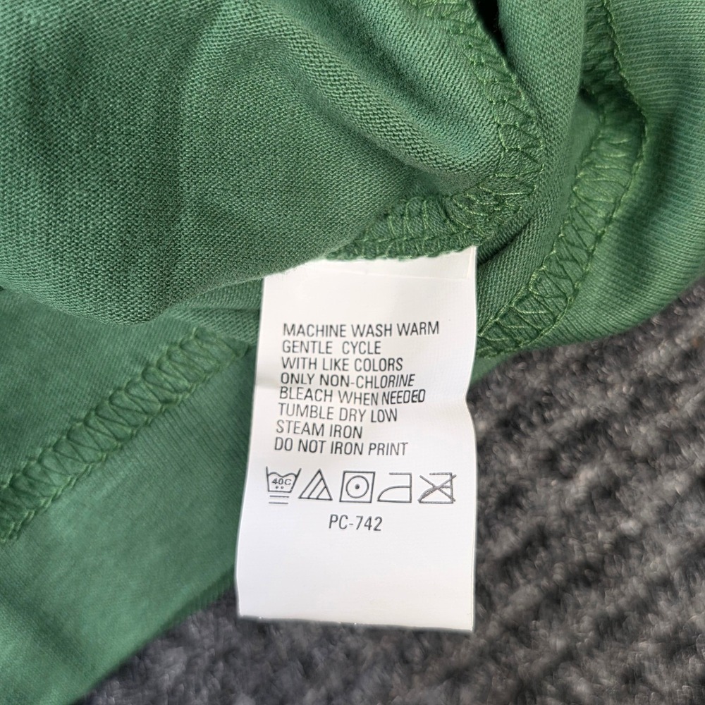 Timberland NH Base Camp Graphic T-Shirt Men's Size M Green Cotton Crew Neck NEW - Picture 4 of 7